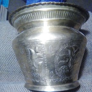 Handmade brass vase